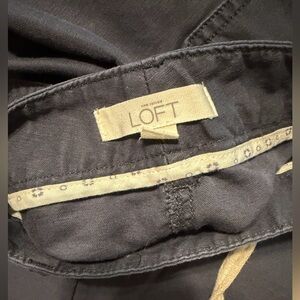 LOFT Charcoal Gray Trousers